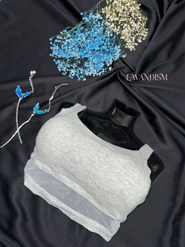 نیمتنه نخی زنانه کاپ دار مناسب استفاده روزمره